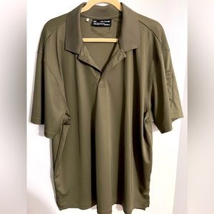 Never worn army green Field polo by Under Armour